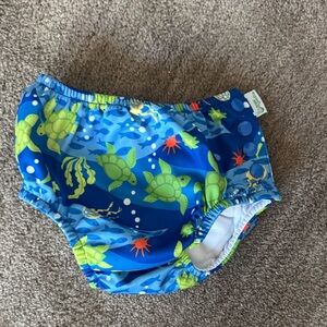 Blue and Green Swim Diaper